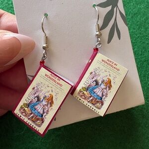 Alice in Wonderland earrings